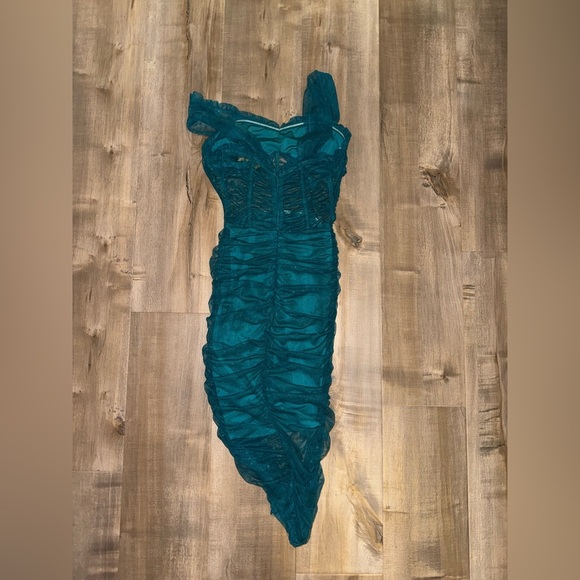 House of Harlow 1960 x REVOLVE Nola Dress in Aquamarine Size XS - Picture 7 of 10